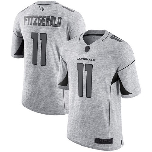 Arizona Cardinals Limited Gray Men Larry Fitzgerald Jersey NFL Football #11 Gridiron II
